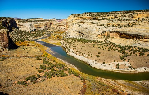 The Yampa River flows through Dinosaur's rugged sandstone canyons.