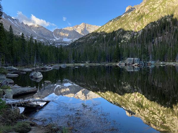 Reflections on Mills Lake