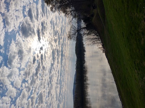 Cumberland River and view of sky