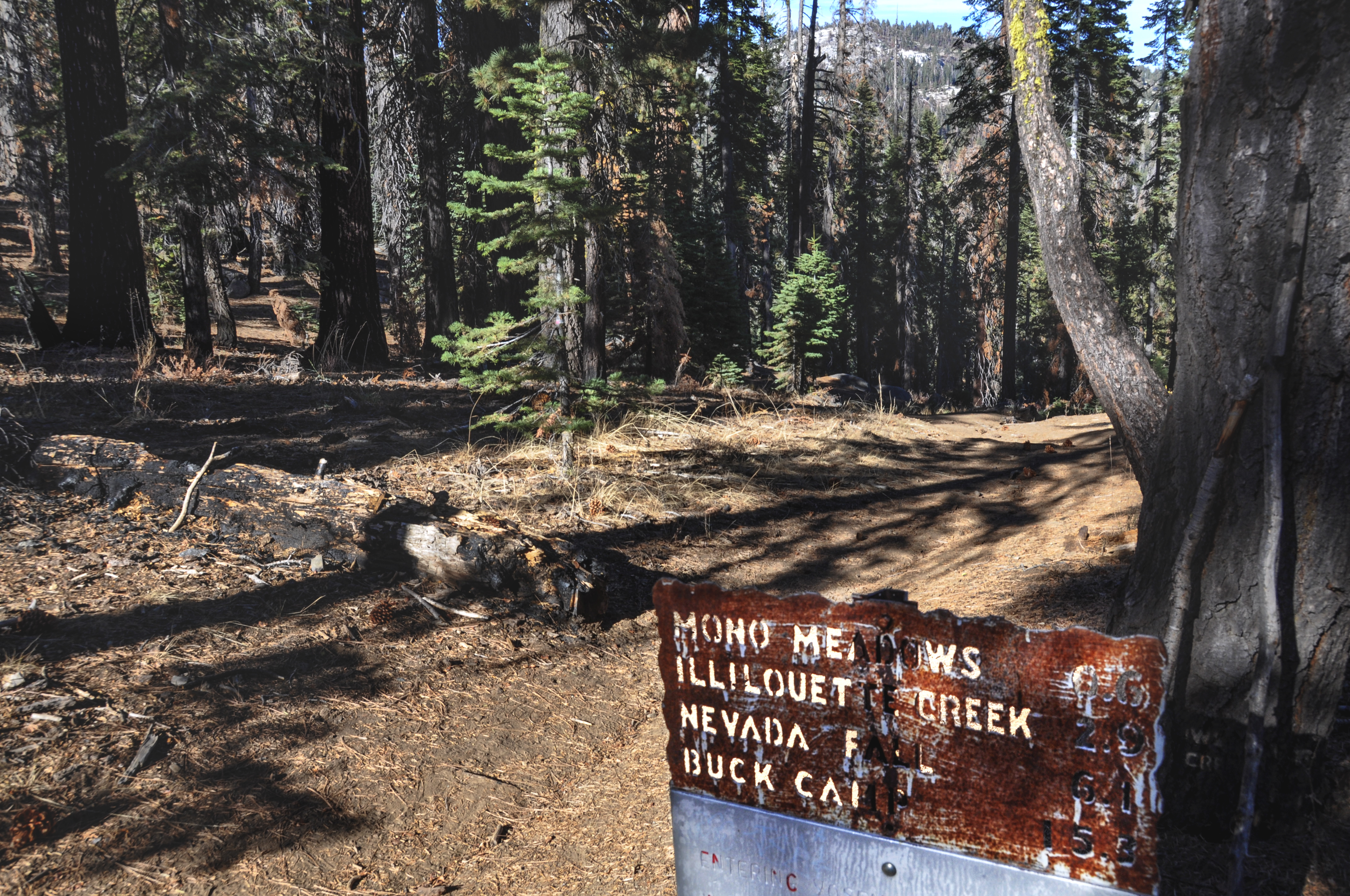 Mono Meadow Trailhead