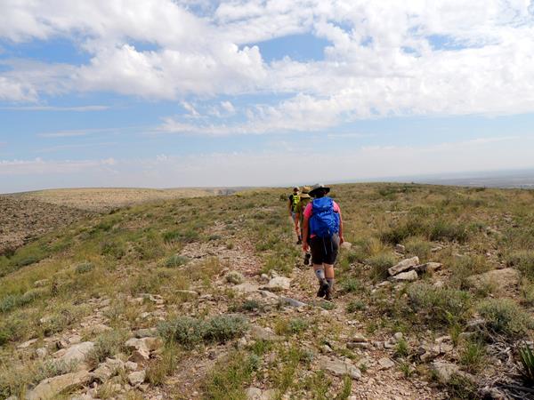 Photo of hikers on the Old Guano Trail.