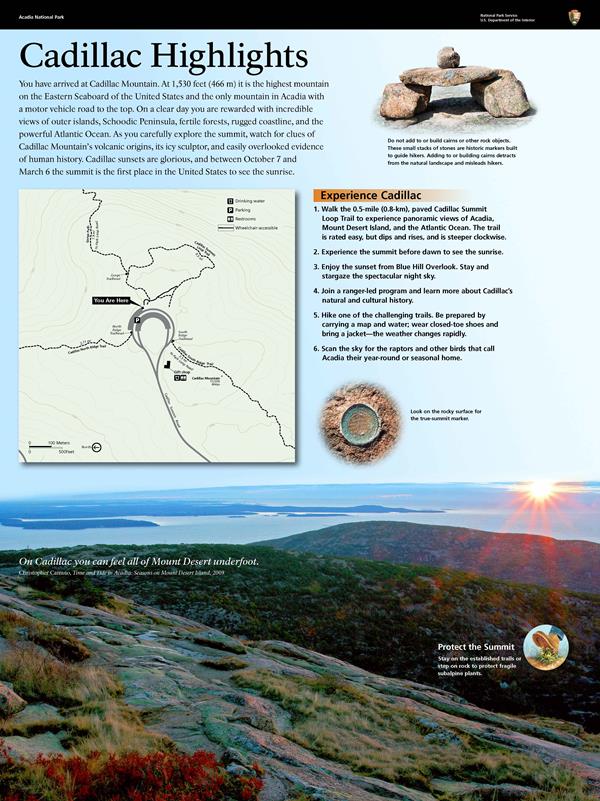 Map over a mountain backdrop.