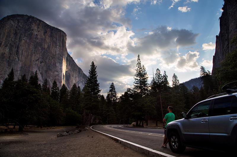 Scenic Driving in Yosemite