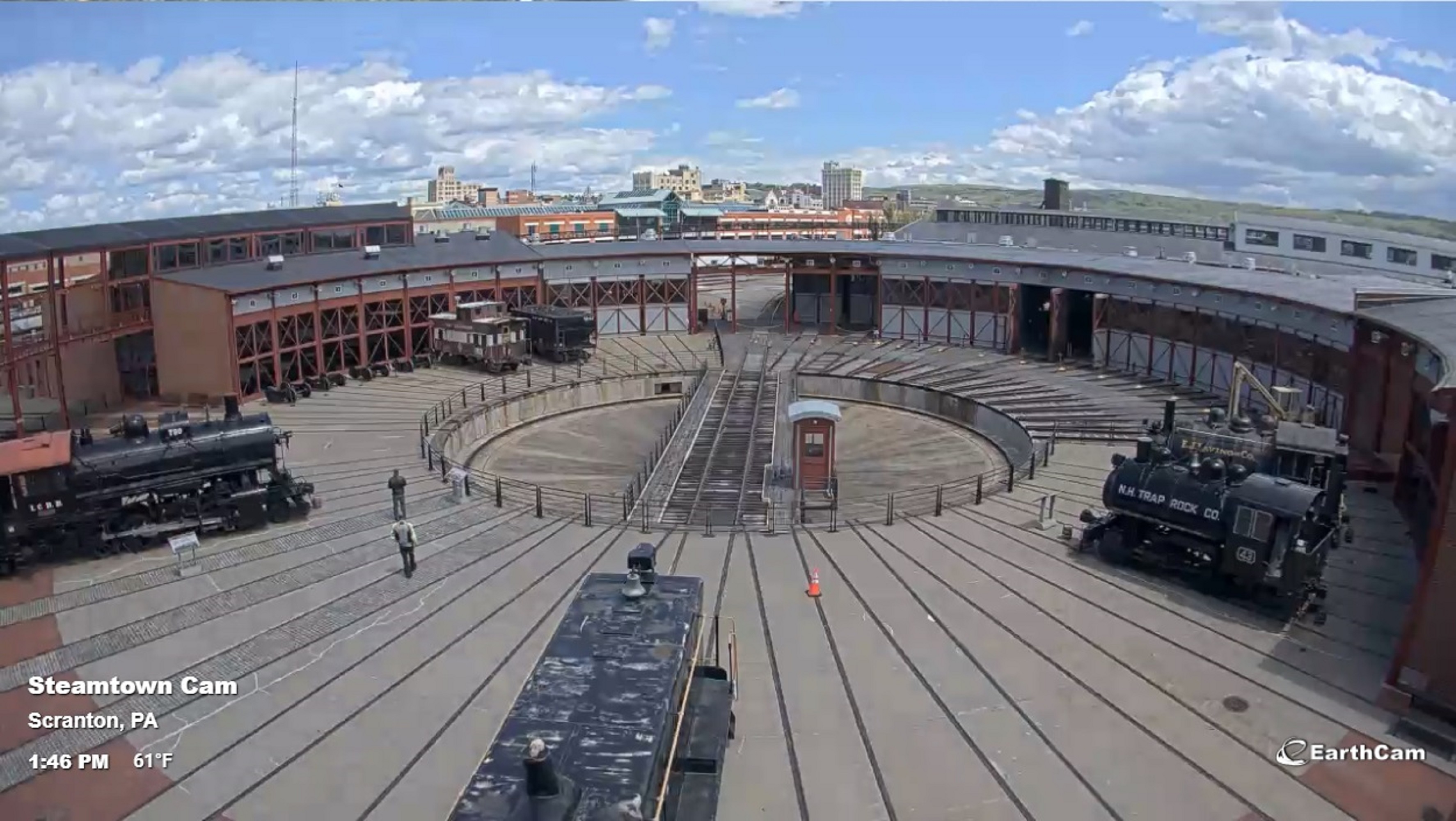 Roundhouse and Turntable EarthCam
