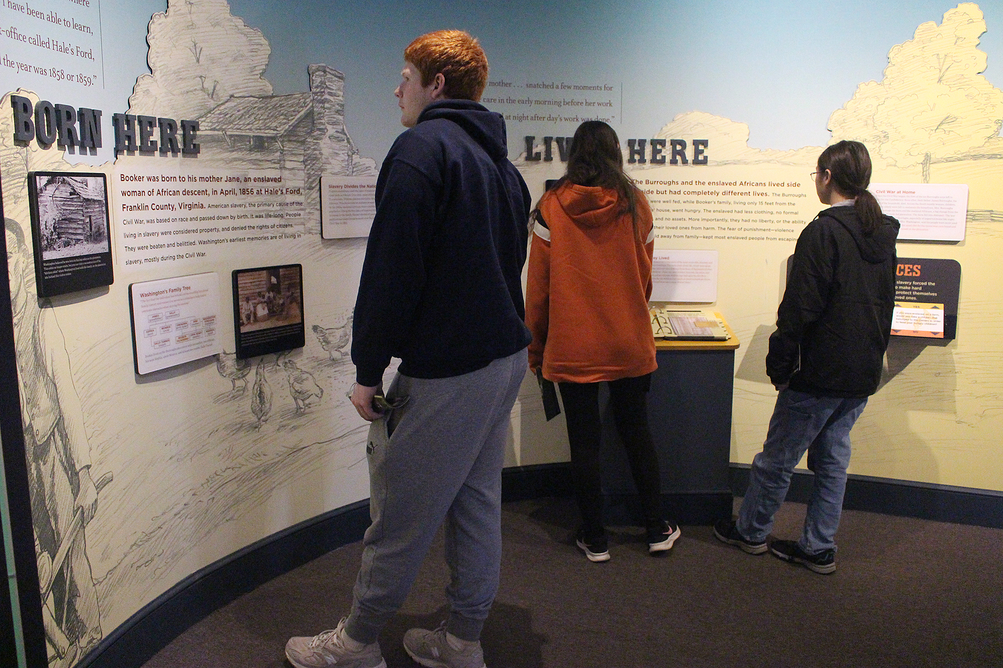 Explore Exhibits on Booker T. Washington’s Early Life