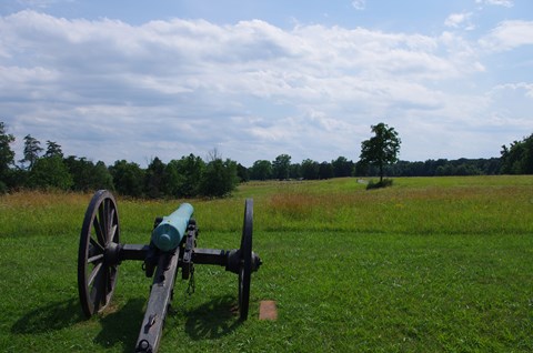Artillery on Chinn Ridge