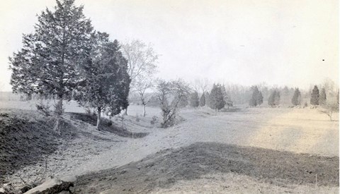 Historic Photo of Unfinished Railroad