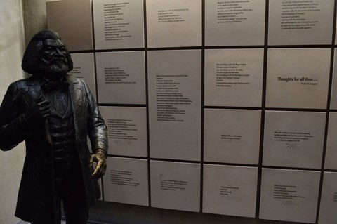 Visitor Center Statue and Exhibit