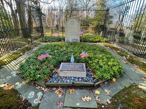 View of Roosevelt Grave Enclosure