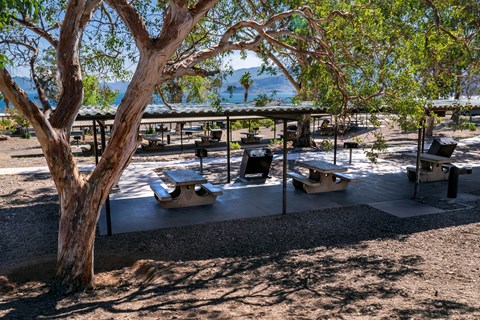A picnic shelter