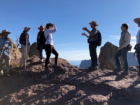 Ranger sharing the wonders of Big Bend