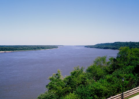 View of the Mississippi River from Fort Rosalie