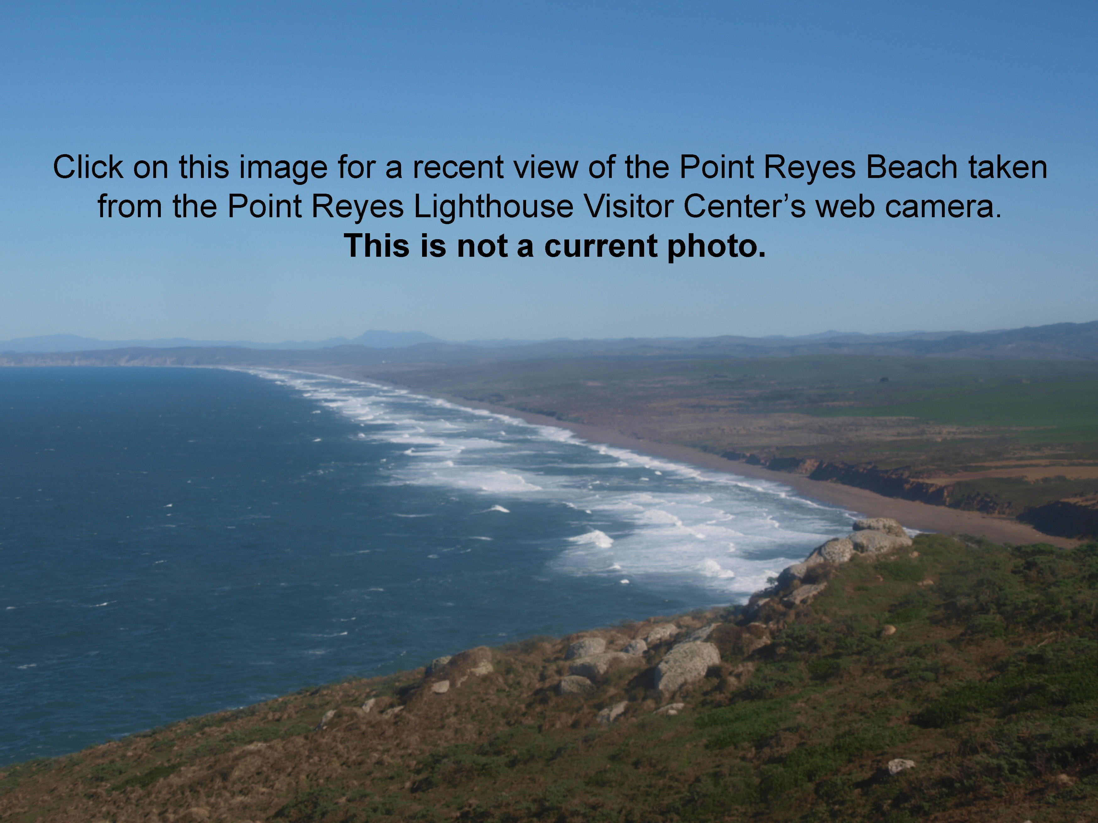 View of Point Reyes Beach Looking North-Northeast