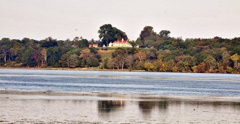 View of Mount Vernon across the Potomac River from Piscataway Park.