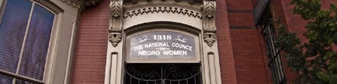 Entrance to The National Council of Negro Women