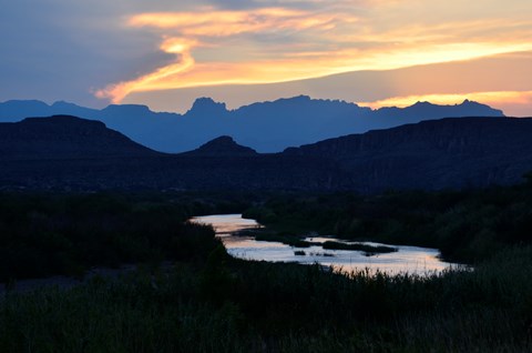 Sunset from Rio Grande Village