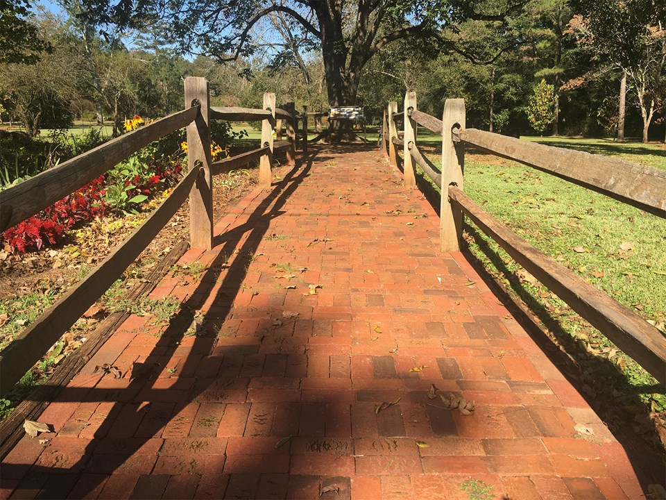 Carter Home Overlook with interpretative displays at the end of the walk.