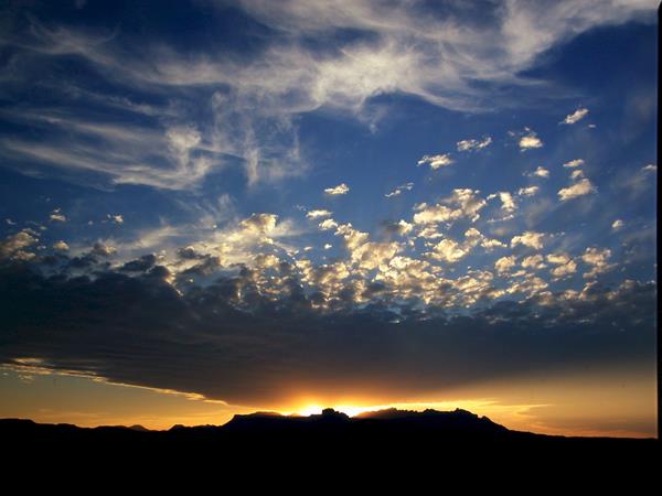 Chisos Mountains Sunset