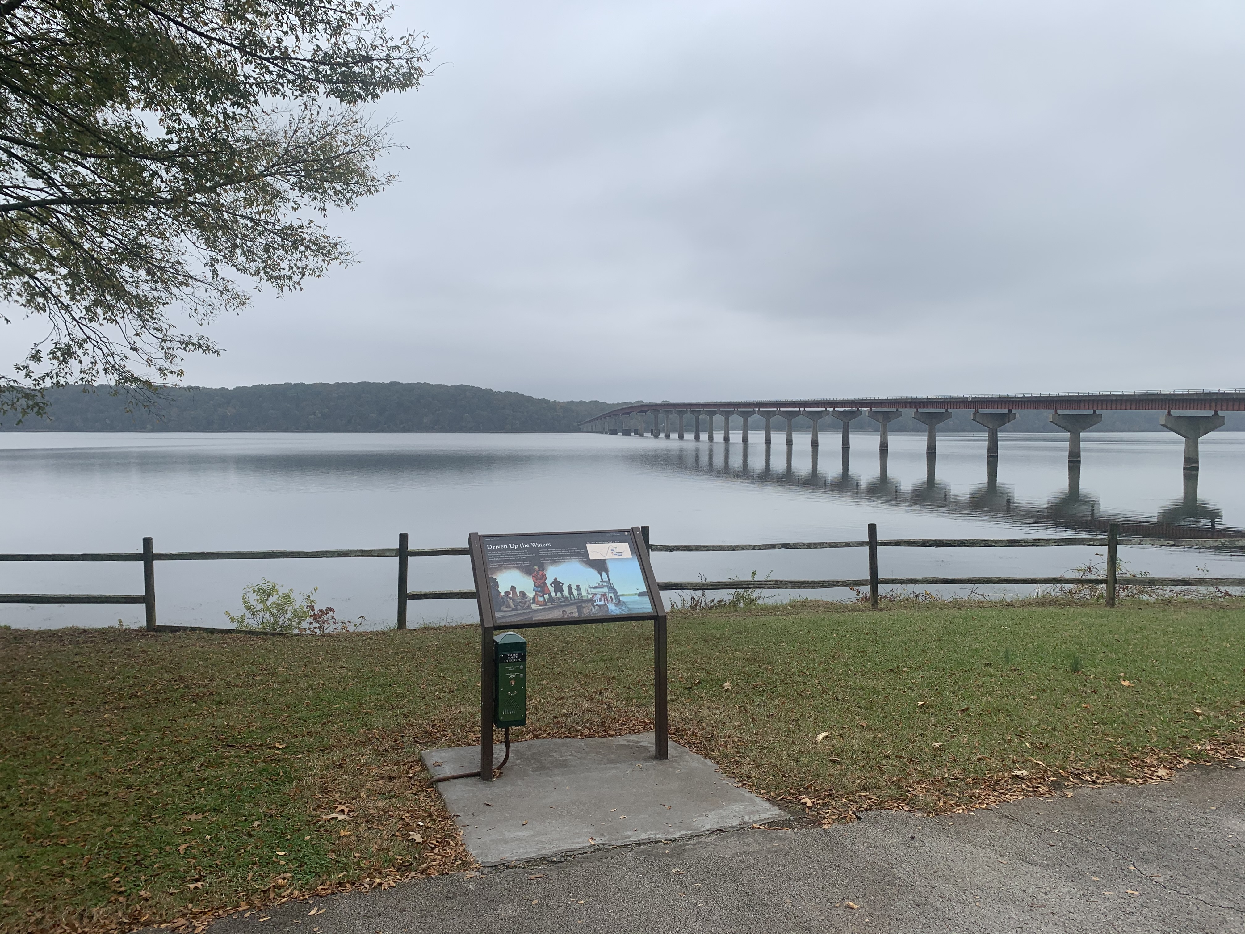 Trail of Tears Water Route Overlook on the Natchez Trace, Milepost 328.7