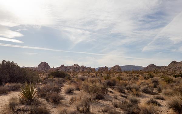 Rock formations on the horizon