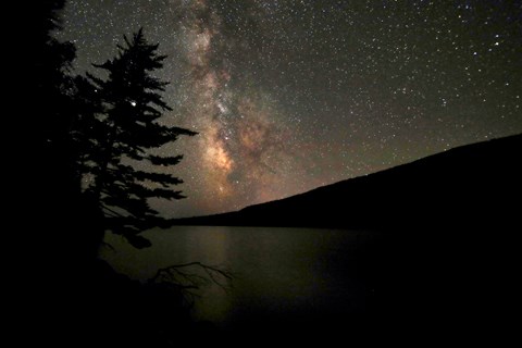 Milky Way over Jordan Pond