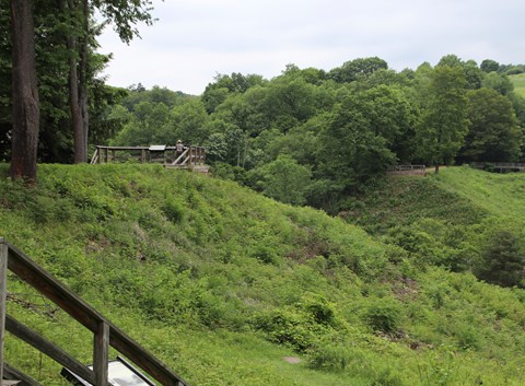 The remains of the South Fork Dam