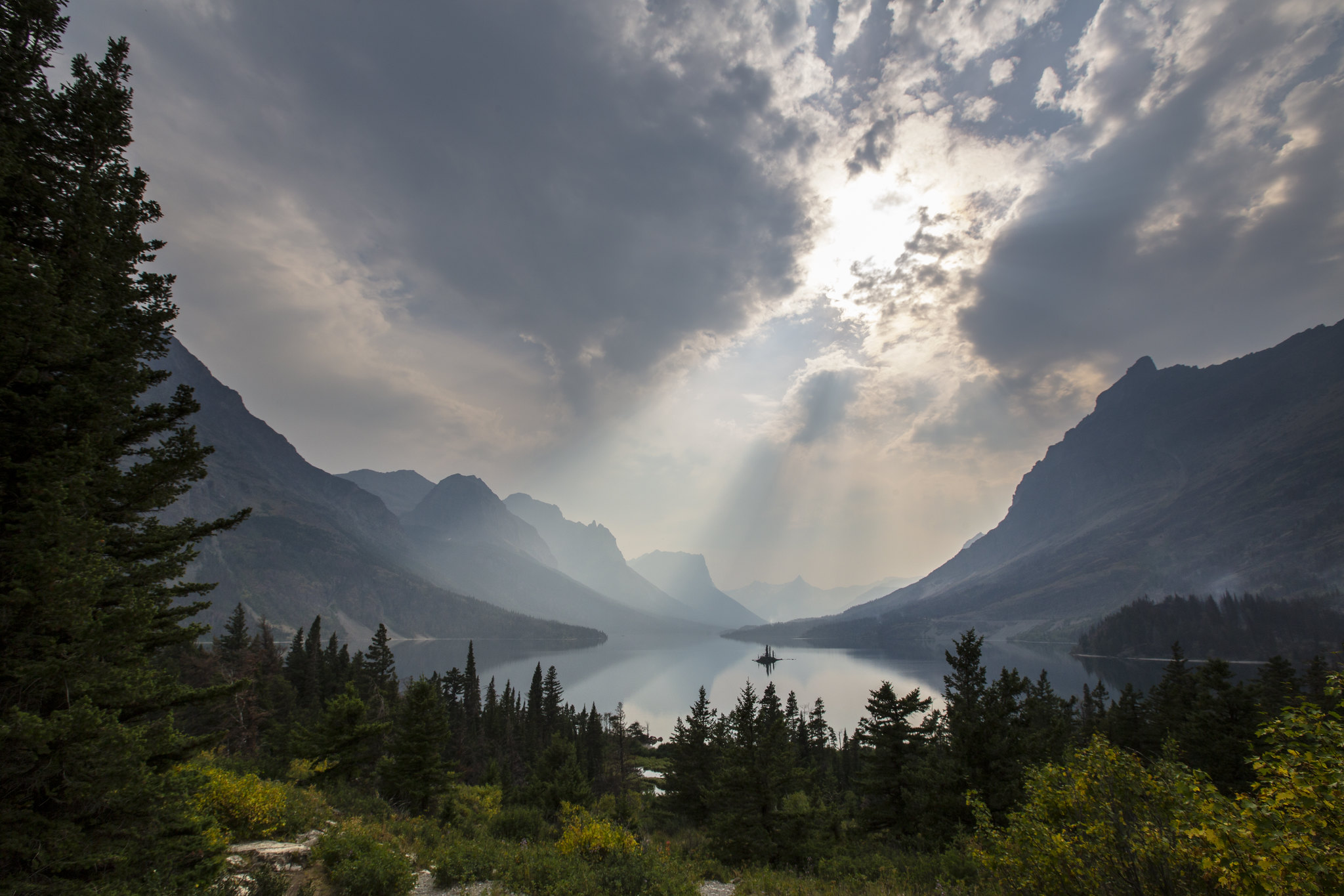 Wild Goose Island Overlook sunset