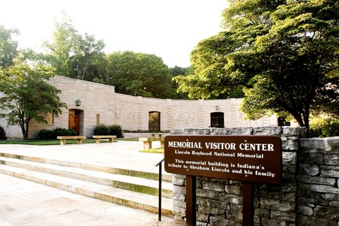 Memorial Visitor Center contains the auditorium where the park film can be viewed.
