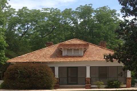 A front view of the Jimmy Carter Boyhood Farm