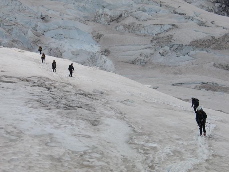 Climbing Mount Rainier