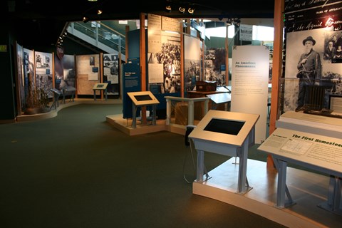 Museum exhibit area