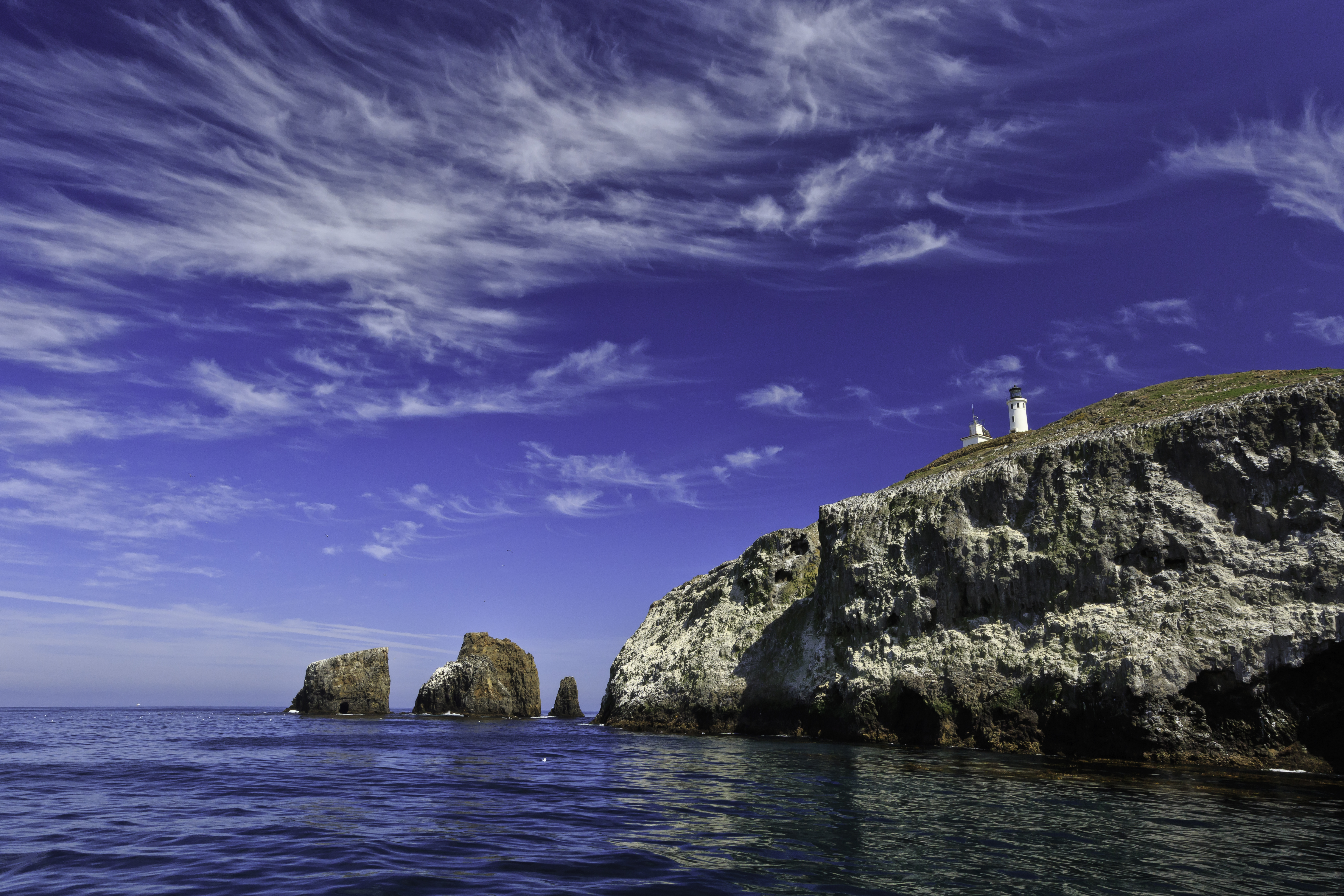 View from the Anacapa Island Webcam camera