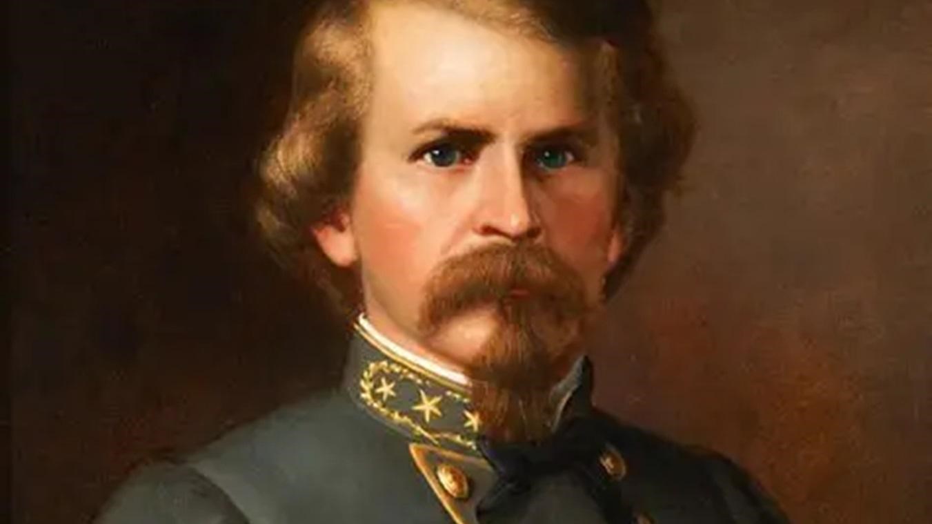 Painting of a Confederate officer
