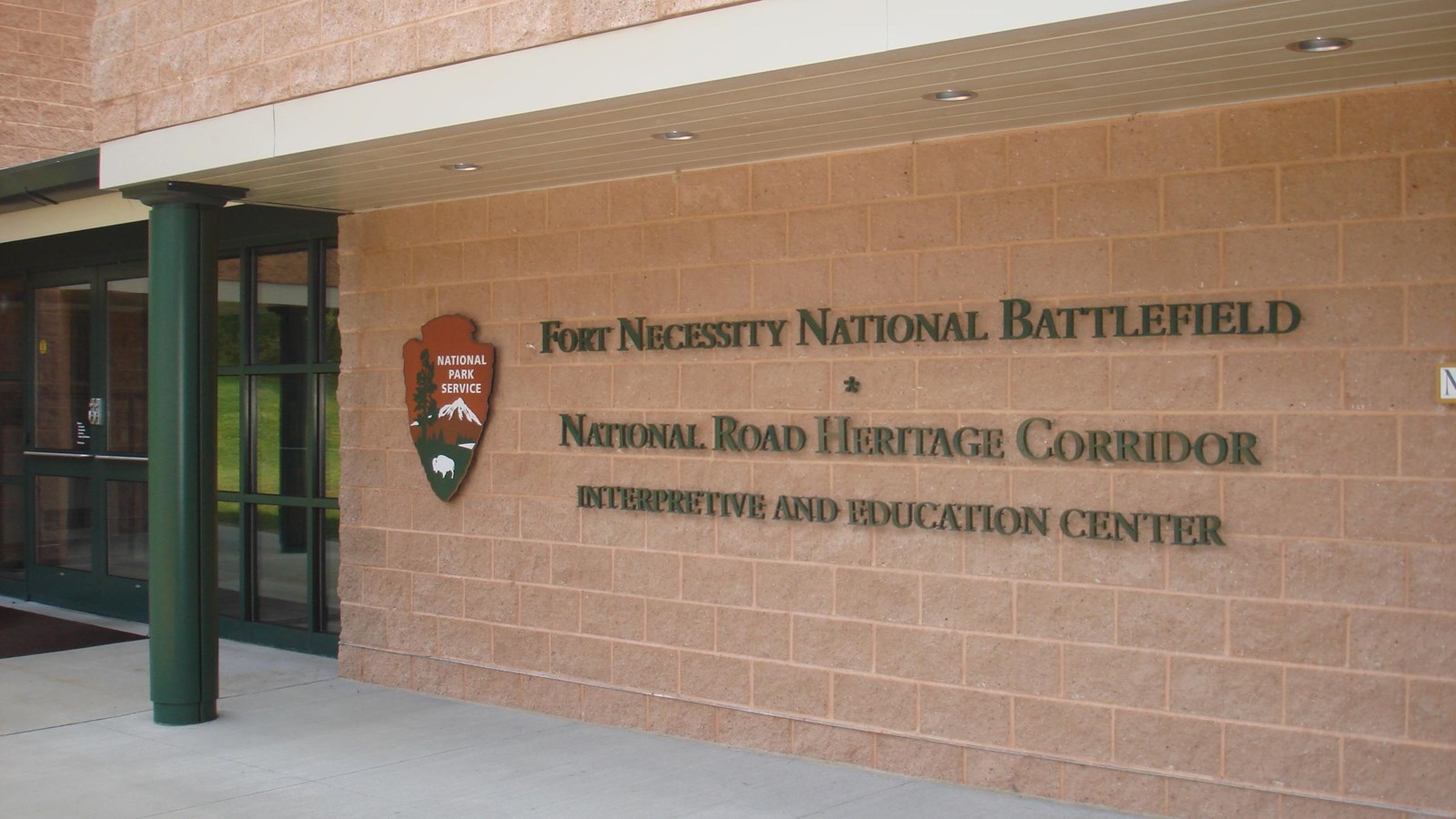 Entrance of the Fort Necessity * National Road Interpretive and Eduation Center