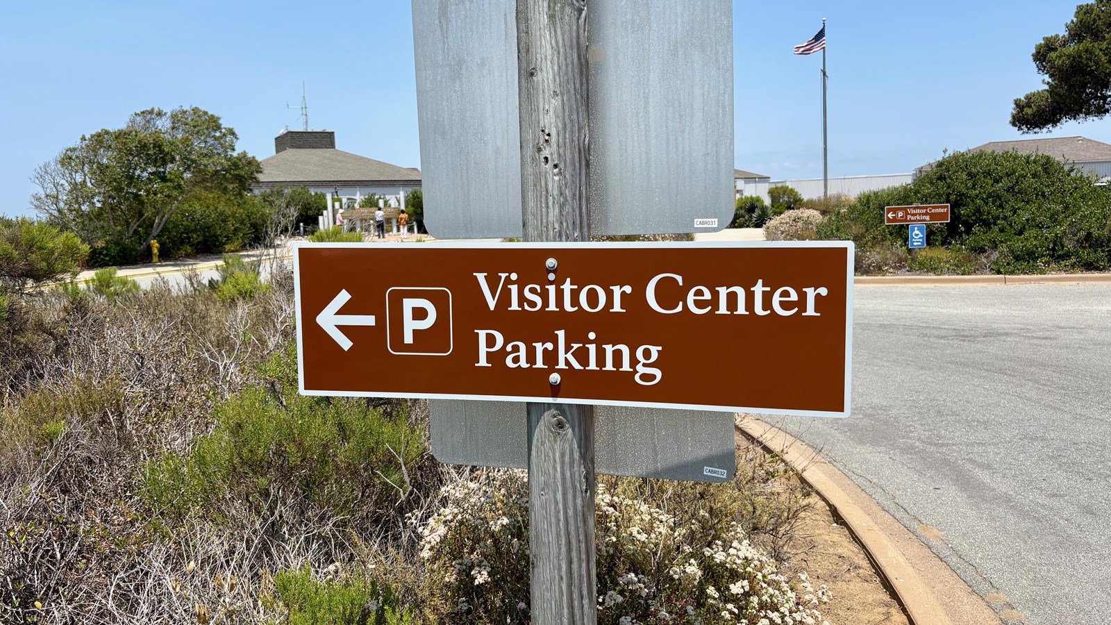 Brown sign reads 