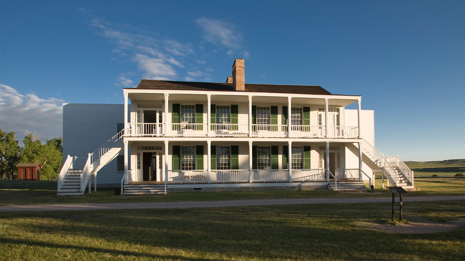 A restored Old Bedlam standing in the morning light