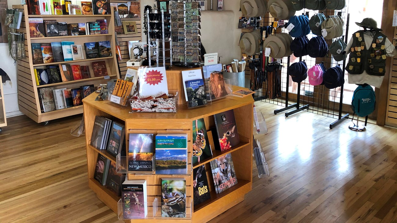 A view of the Western National Parks Association park store.