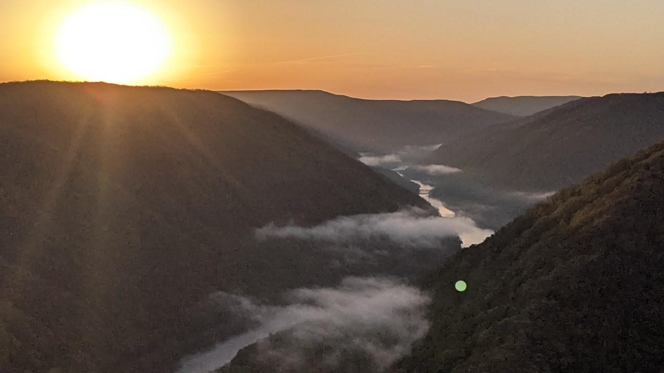 Main Overlook at Grandview at sunrise