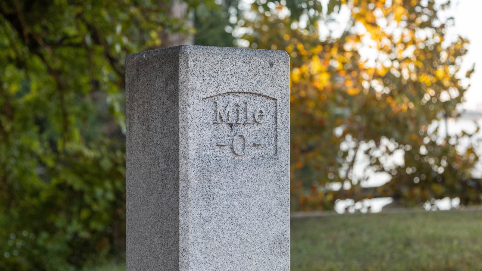 A grey miller with the words mile zero.