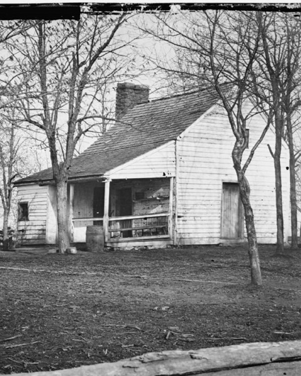 Black and white image of the Robinson House