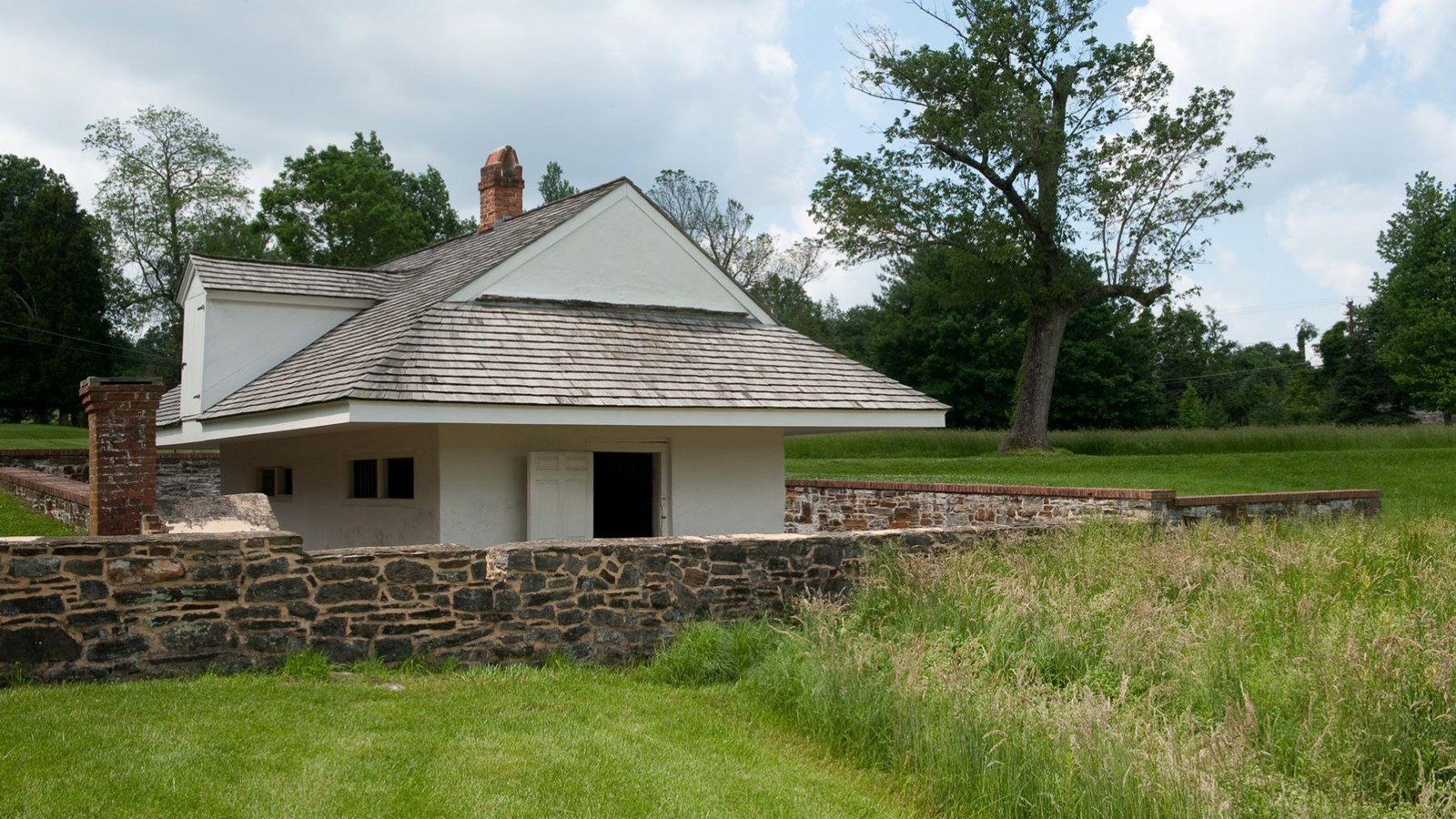 The view of the dairy from the direction of Hampton Lane.