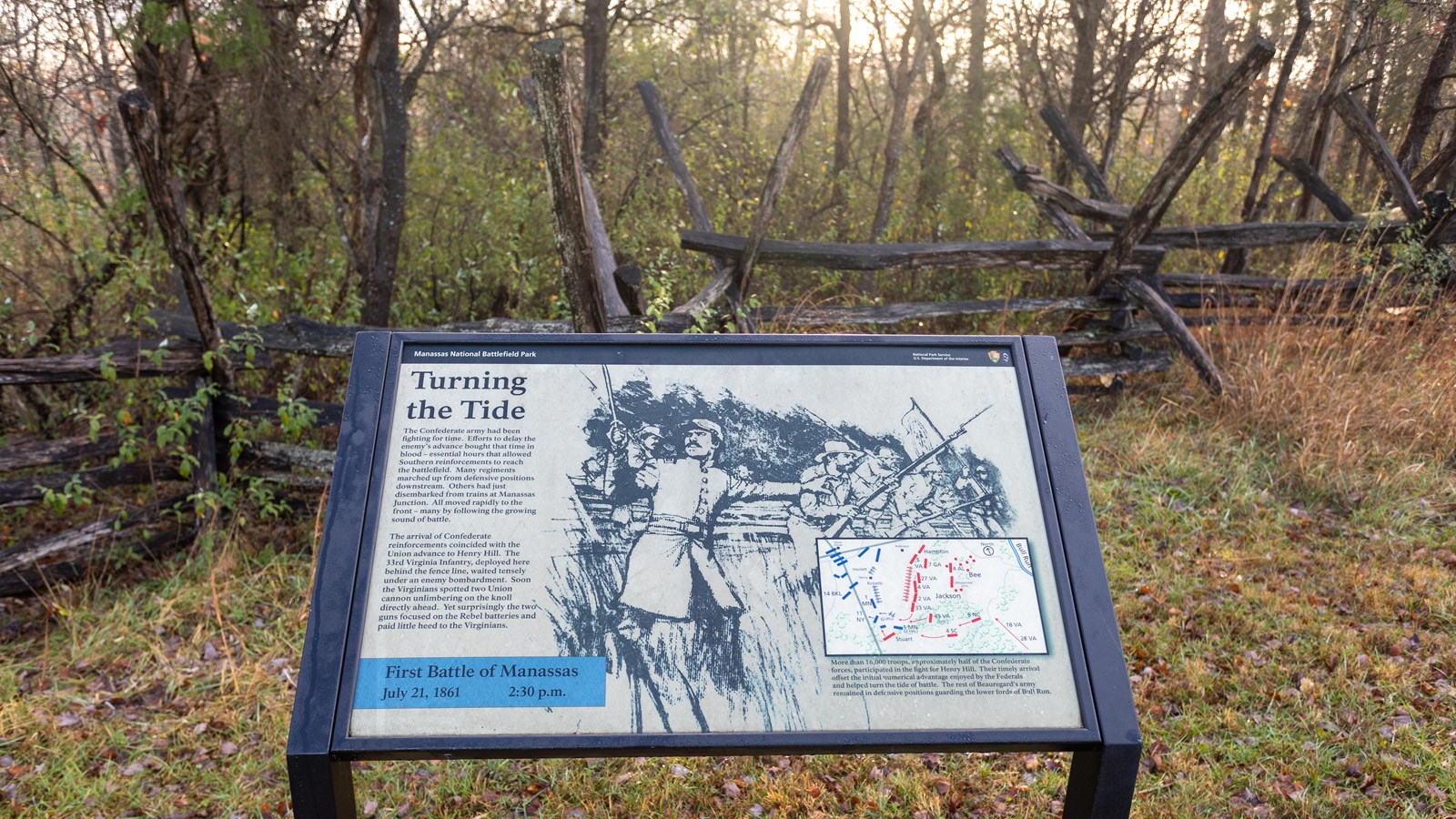 33rd Virginia position marker