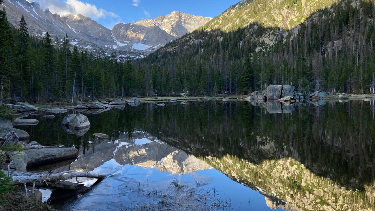 Reflections on Mills Lake