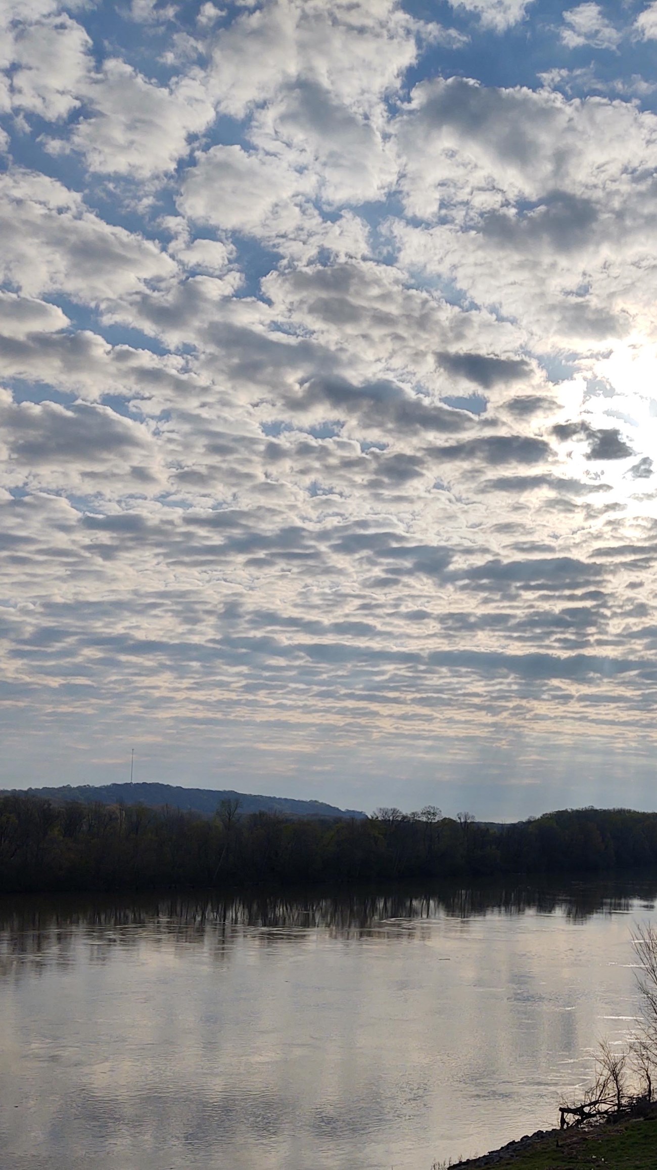 Cumberland River and view of sky