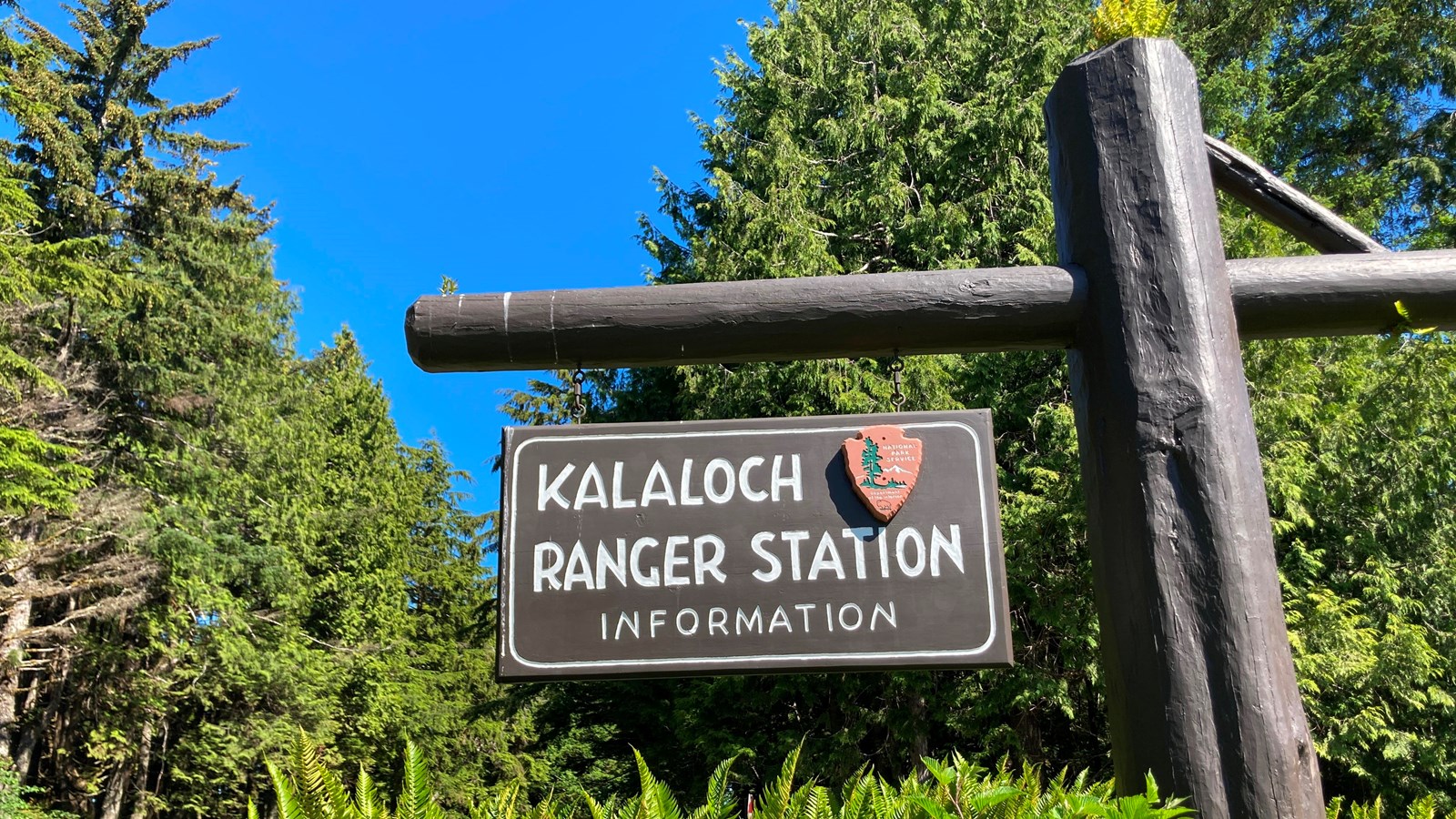 Kalaloch Ranger Station Entrance Sign