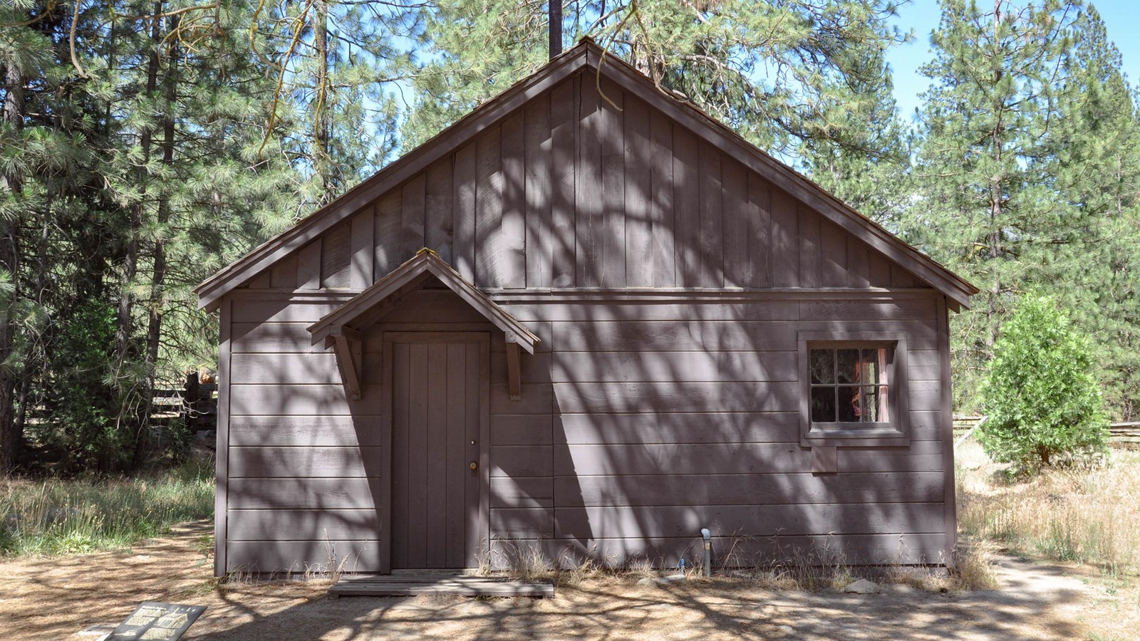 Wooden bakery building