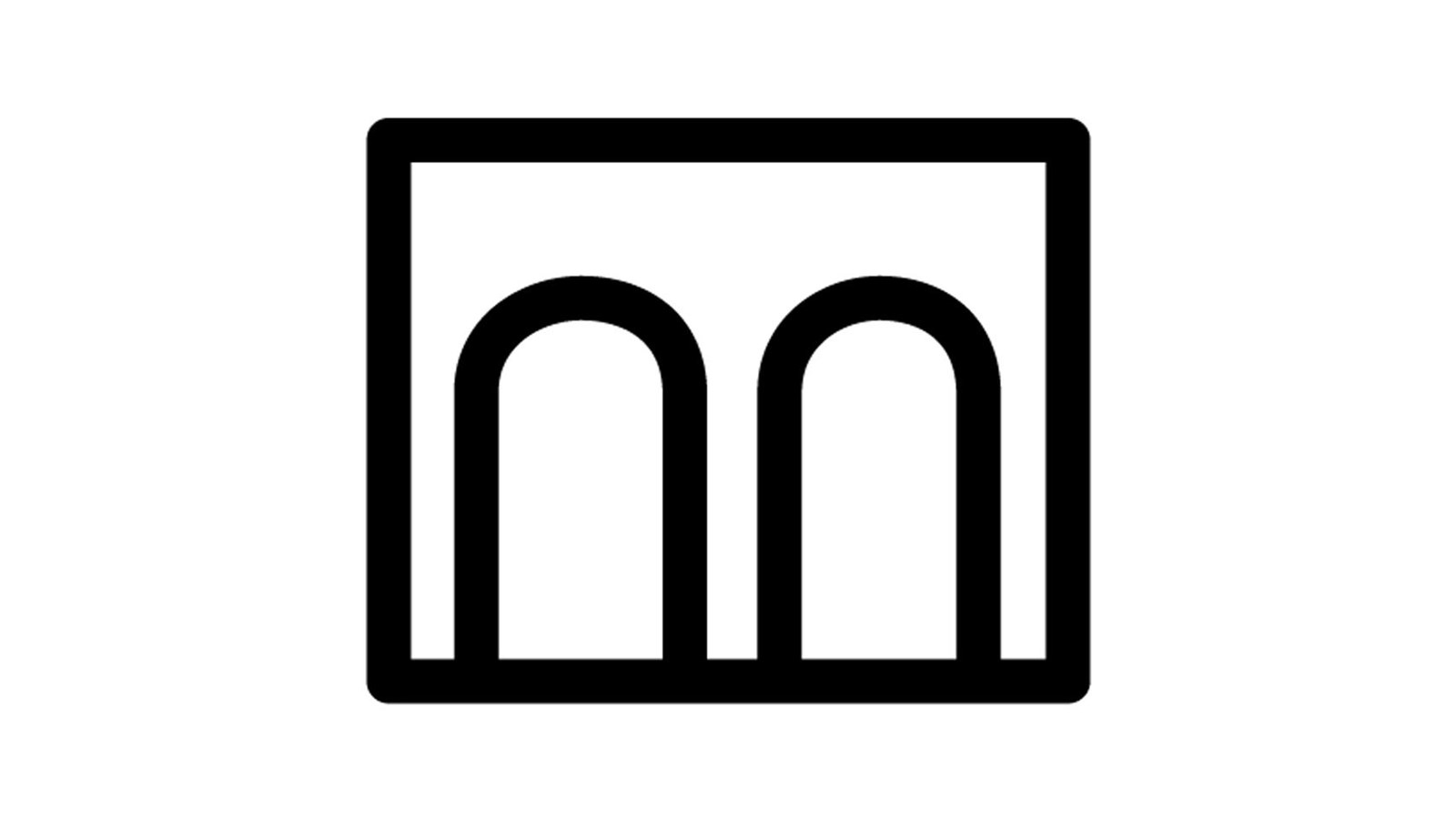 symbol of arched arcade