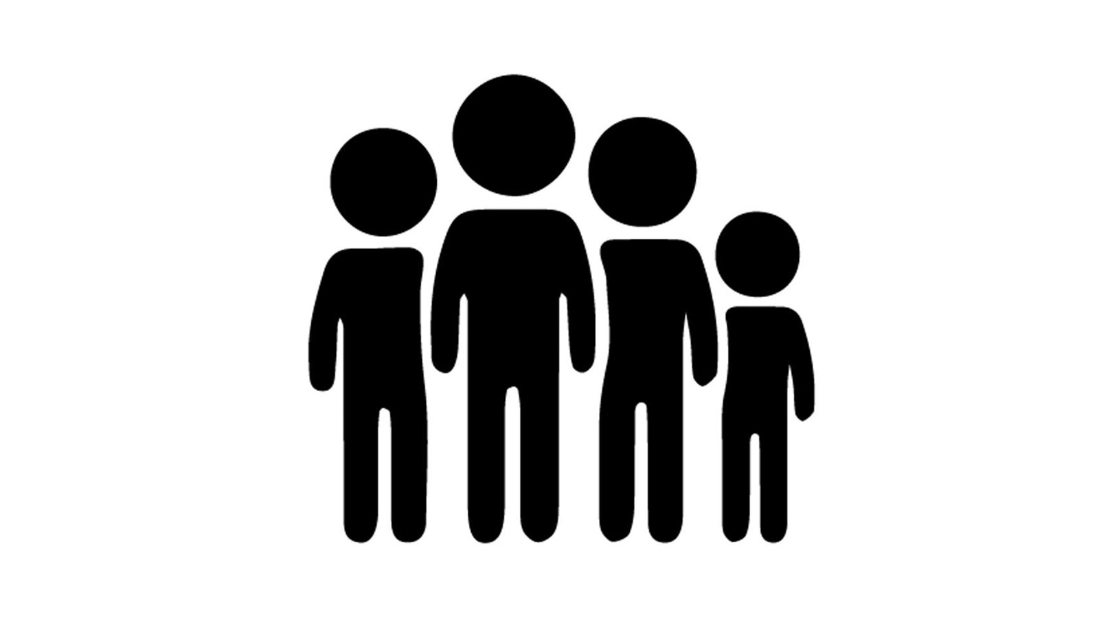symbol of four figures standing together