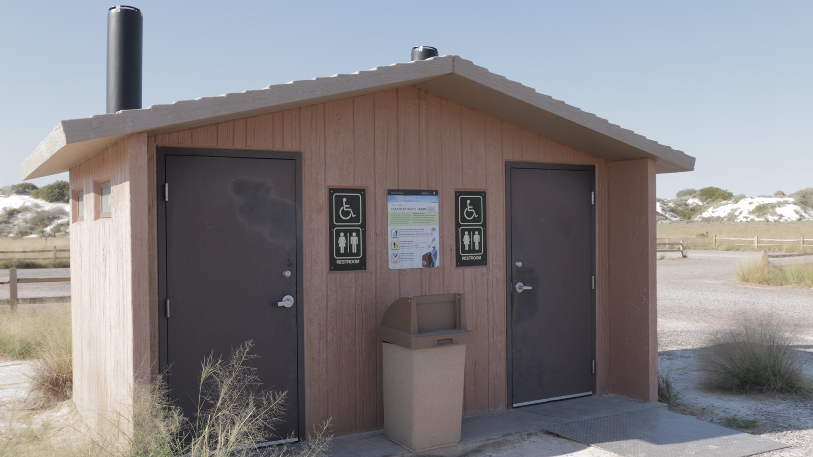 Restroom at Dune Life Nature Trail