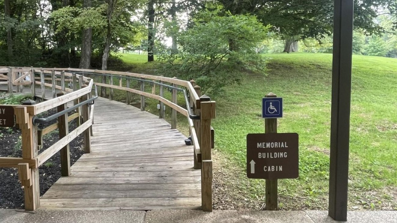 Pathway of a President entrance 